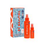 Orange 'Tovver 28' spray bottles and packaging on a white background [Shared]