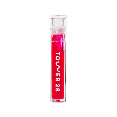 The Tower 28 Beauty ShineOn Lip Jelly in the shade XOXO. [XOXO]